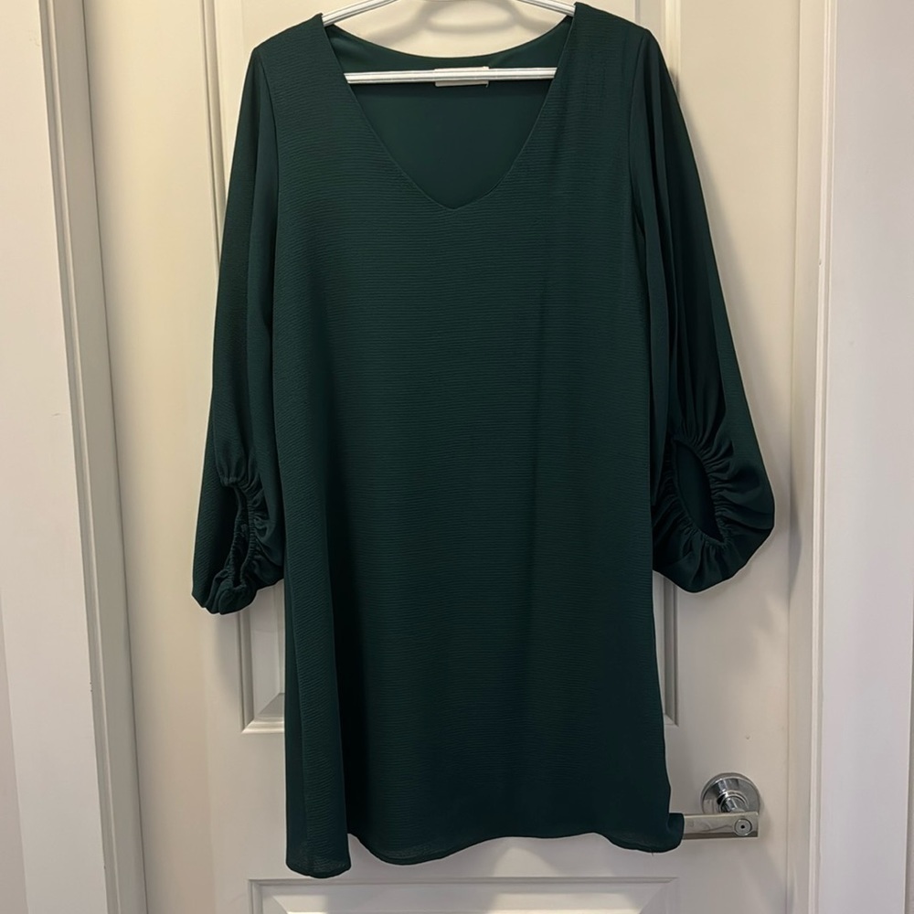 *4 for $25* ee:some Long sleeve green dress